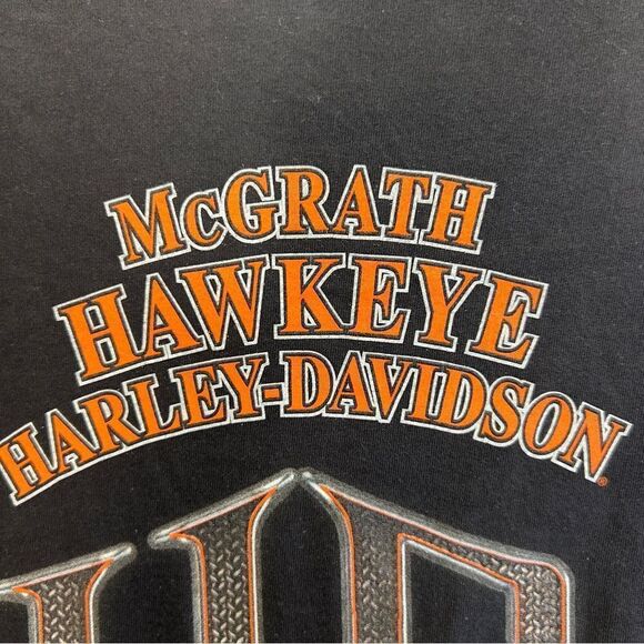 XL Harley Davidson Tee Shirt McGrath iowa city hawkeye - Picture 4 of 13